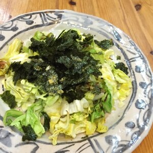 子供も大好き！やみつき海苔キャベツ